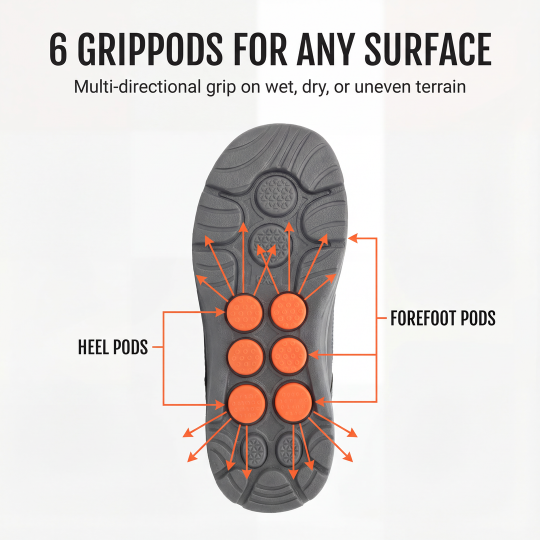 Stridex - Bezsznurowe ortopediska sneakers