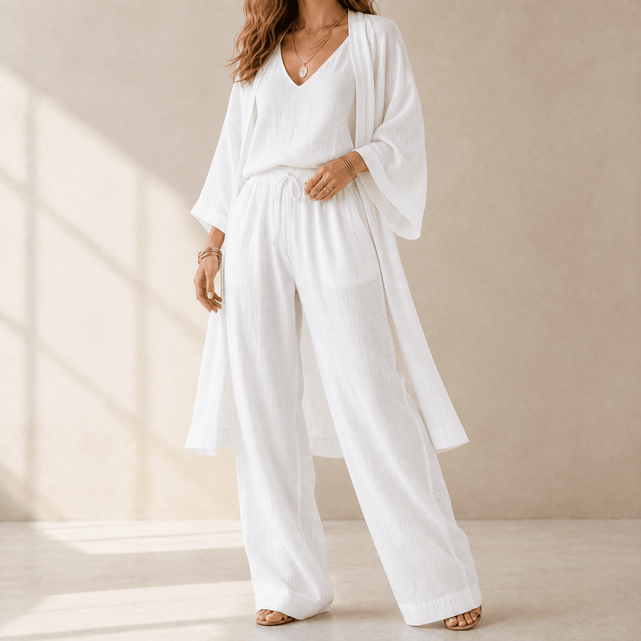 Eloria – Elegant set loungewear för kvinnor w 3 częściach