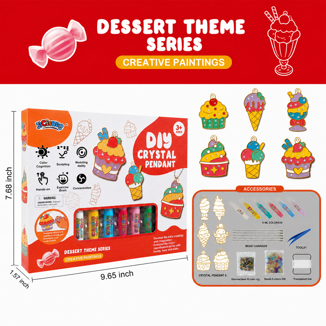 Prismlyn – Set för tworzenia ozdób z kryształowego farbki DIY