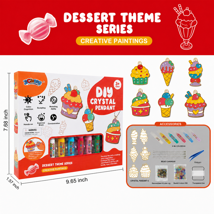 Prismlyn – Set för tworzenia ozdób z kryształowego farbki DIY