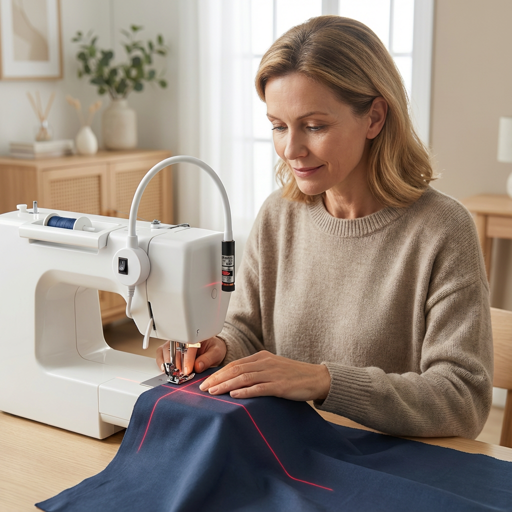 Stitchbeam - Magnetiskt Ljus Laser för Quiltingu