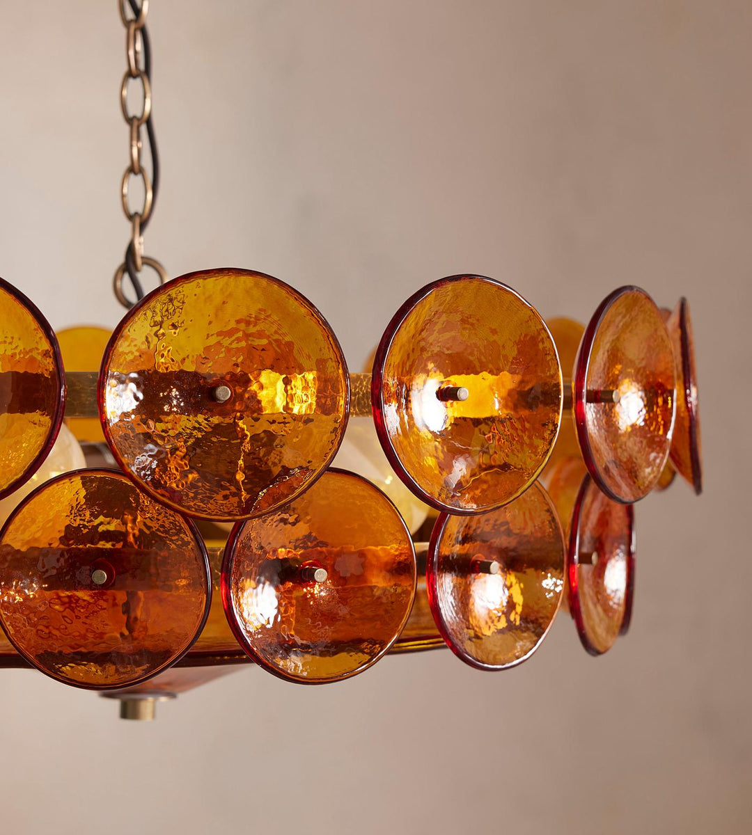 Solaris Disc Murano Kandelaber