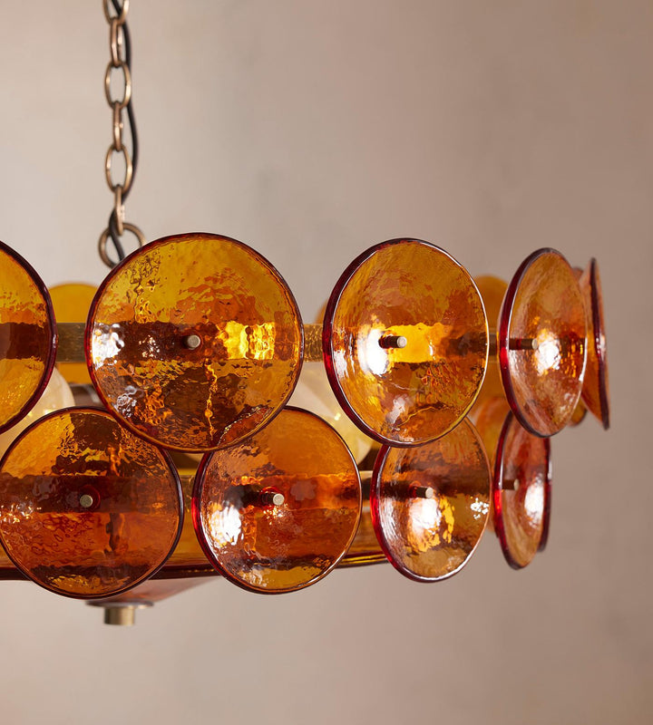 Solaris Disc Murano Kandelaber