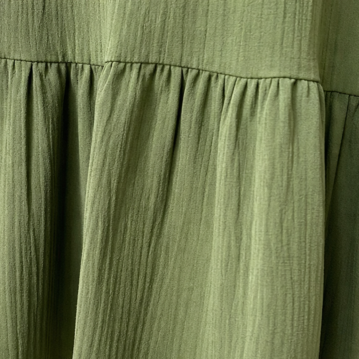 Wearbella – OverStorlekd Biskupa Ärm Boho Maxi Klänning