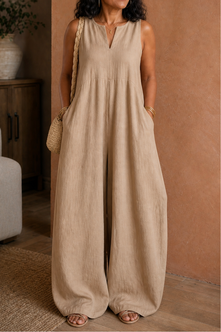 Wearby – Kombinezon lniany z vida ben i urringning w v-ringning