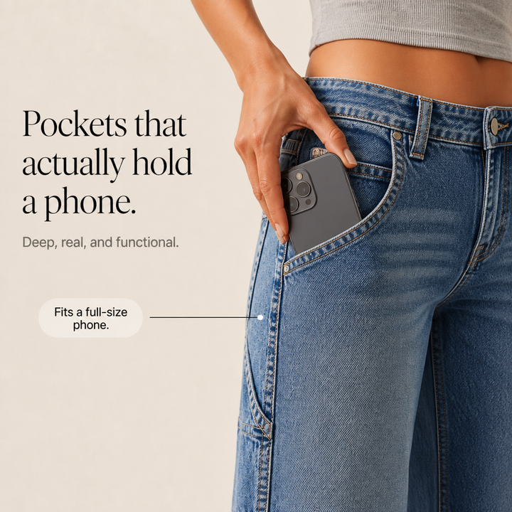 Luźne – Proste Jeans, Som Är Verkligen Fajne För Arbete