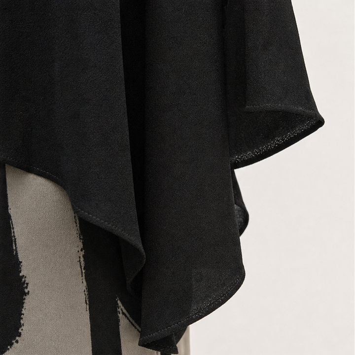 Lunetta – Asymetryczny Poncho Top i Breda Byxor