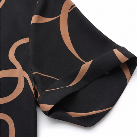 Draperie – Klänning Maxi z Urringning w V-ringning, Lös, Aldrig Niezbyt Obcisła