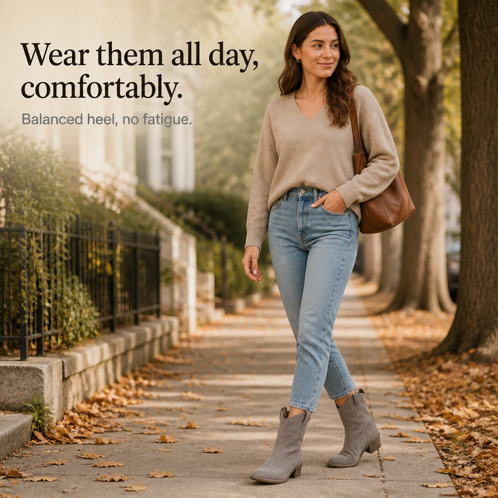 Charwell – Mocka Boots Western ankelhöga