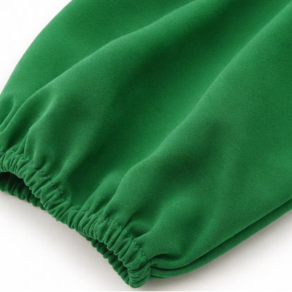 Everdrape – Klänning maxi z urringning w v-ringning i bufkami