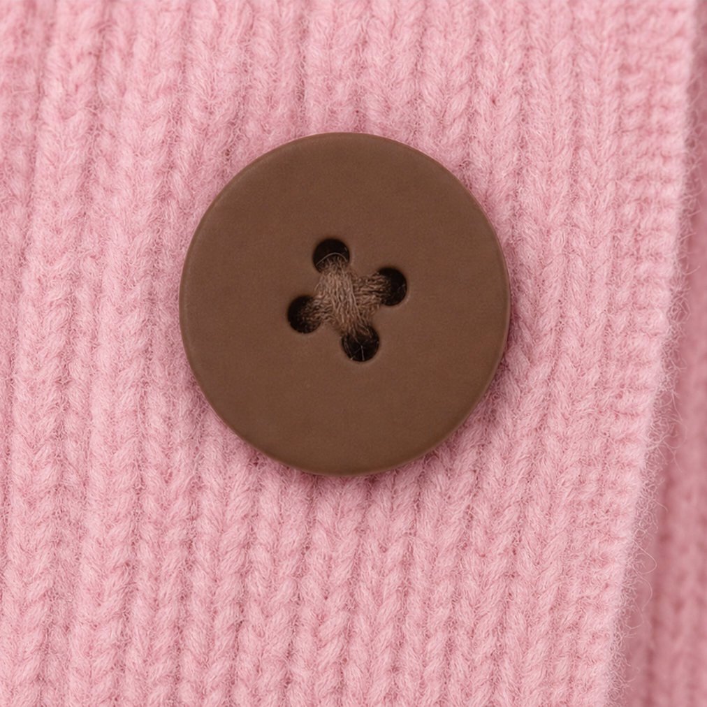 Wearbella – Kofta z falbaniastym kołnierzem z dzianiny