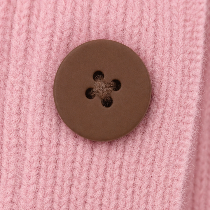 Wearbella – Kofta z falbaniastym kołnierzem z dzianiny