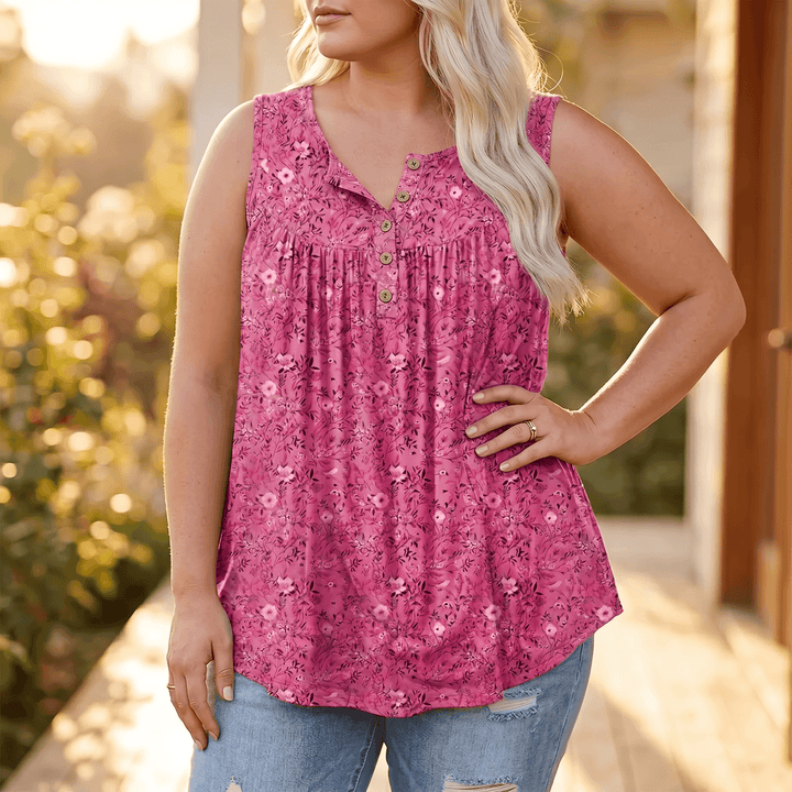 Florelle – Sommar blus utan ärmar