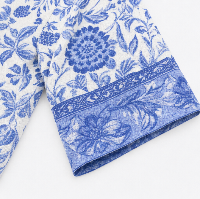 Florenza – Boho Klänning Midi z Urringning w V-ringning i Warstwowym Dołem
