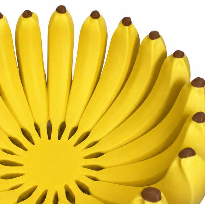 Frutera – Dekorativ Miska på Owoce i form av Bananów på Blaty