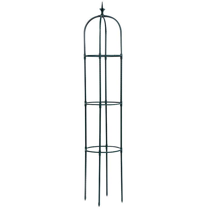 Floretta - Ogrodowy obelisk treliżowy dla roślin pnących, stal pokryta tworzywem sztucznym