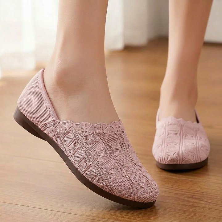 Soflyn – Luftiga Woven Slip-On Flats