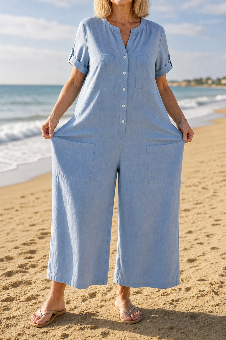 Wearbella – Lös kombinezon z vida ben i kieszeniami