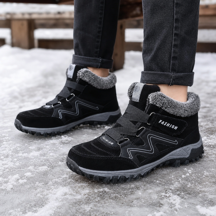 Cozywalk – Boots för kostkę z värmefoder i antypoślizgową podeszwą