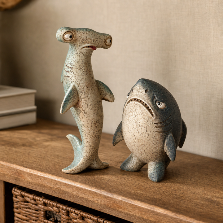 Grumplin – Set figurki dwóch zniszczonych rekinów