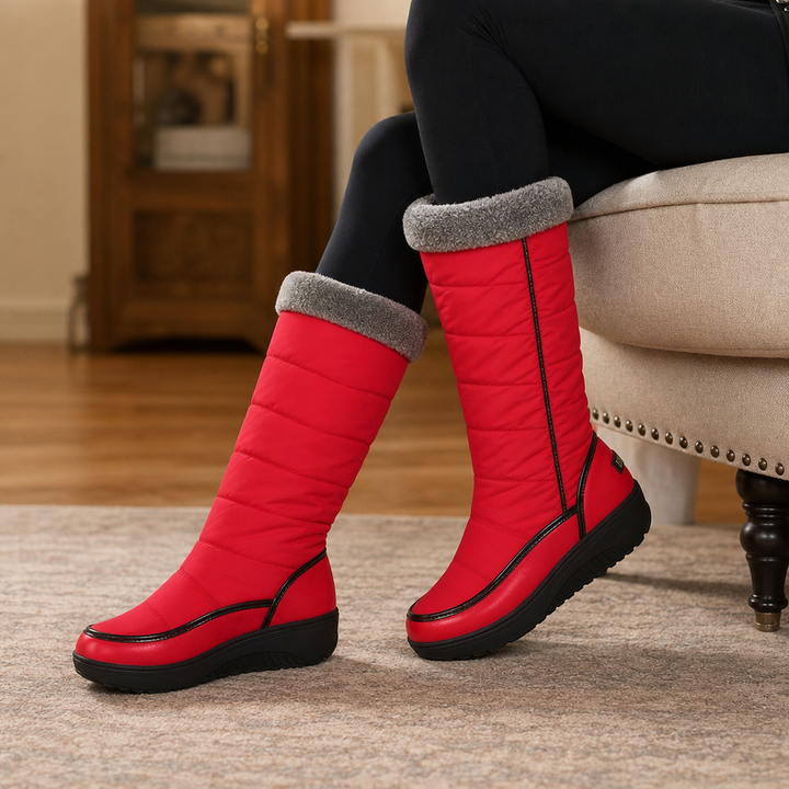 Wearbella – Boots z sztucznym foder knähöga
