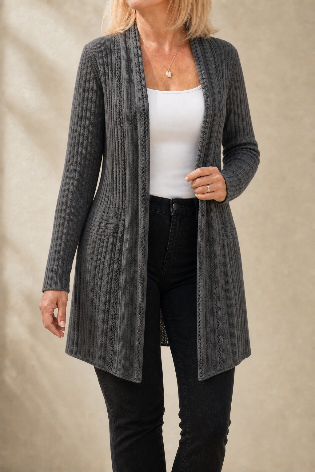 Wearbella – Kofta z otwartym przodem typu waterfall