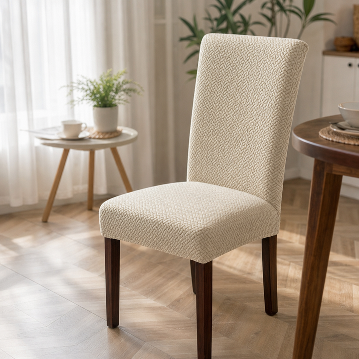 Tabletide – Stretchig överdrag på krzesła jadalniane w kratkę