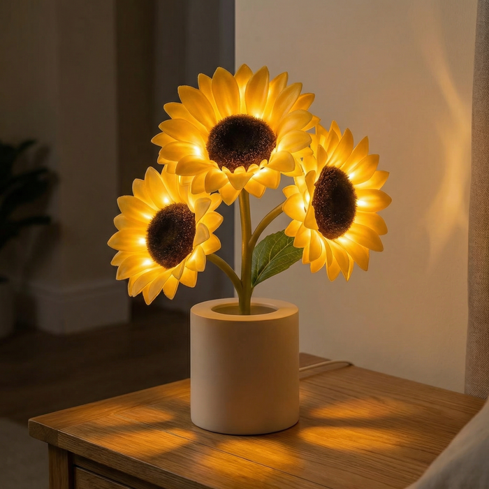 Solara – Ładowalna Lampa Stołowa i form av Słonecznika