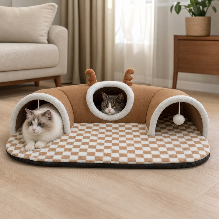 3-w-1 Przytulny Tunel dla Katt
