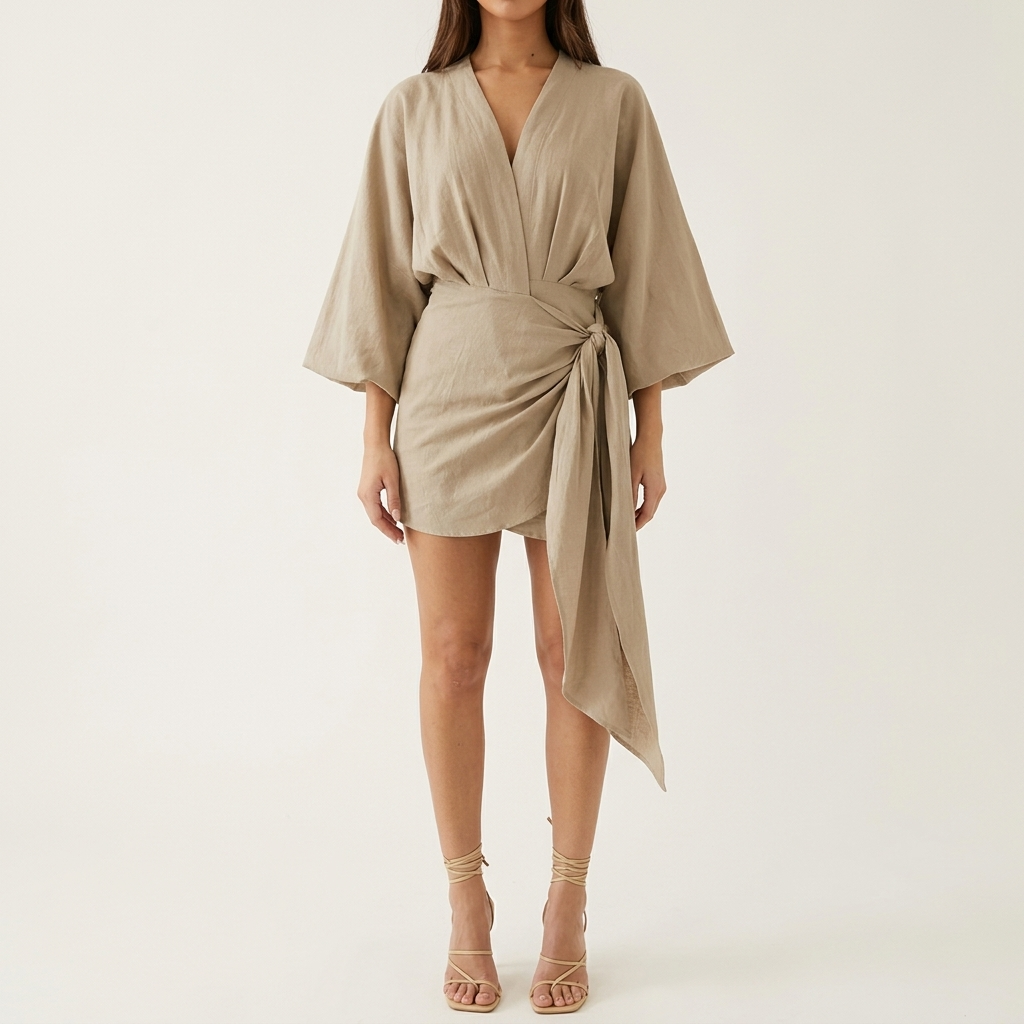 Velara – Klänning z ręKaffemi kimono för kvinnor