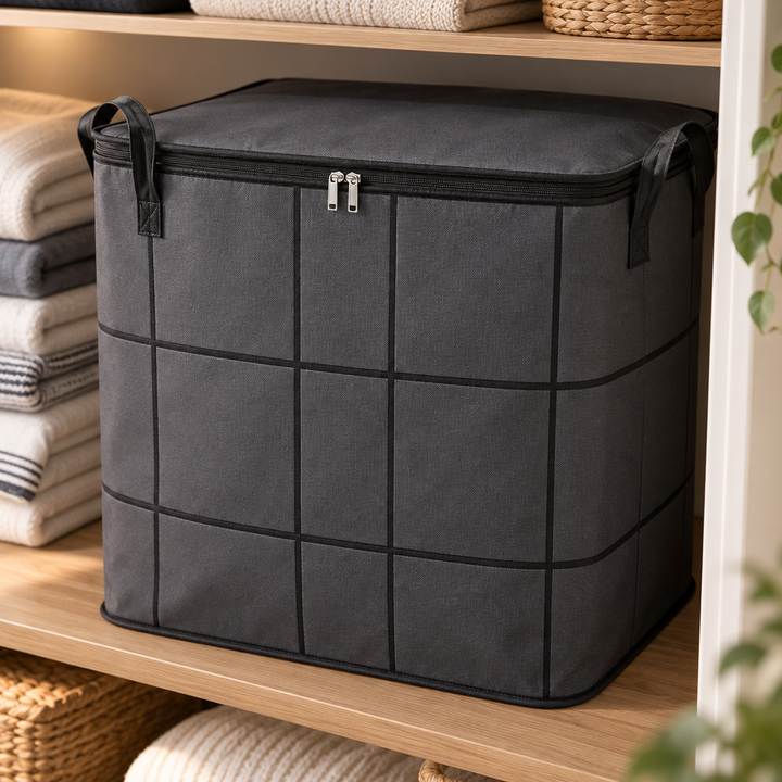 Stashly – Väska för przechowywania kołder z materialu non-woven med dragkedja