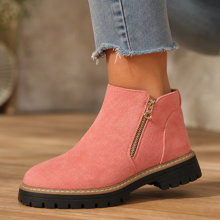 Stepwell – Boots på kwadratowym klack z wyściółką