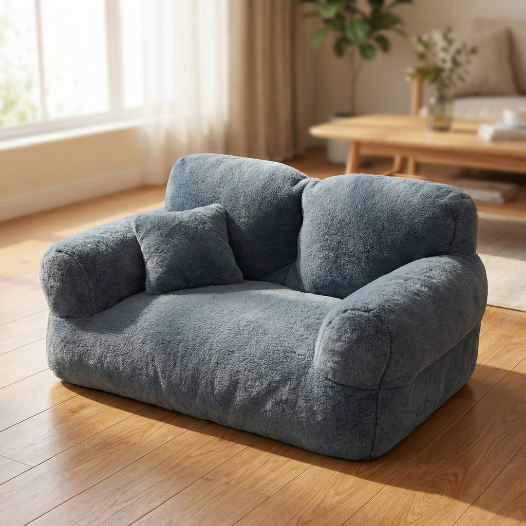 Pawluna – Pluszowa Sofa dla Zwierząt z Praniem w Tvättmaskin