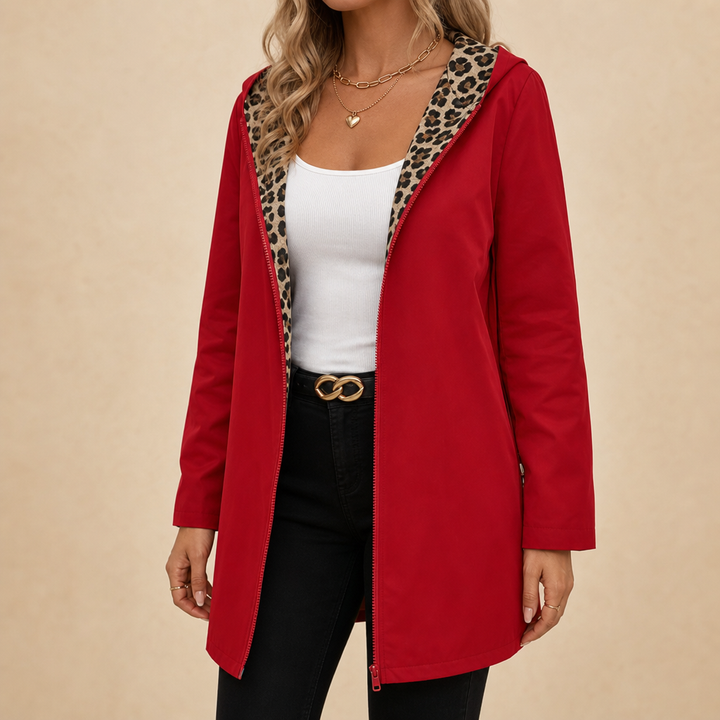 Wearbella – Odwratumny kappa z nadrukiem w leopardmönster