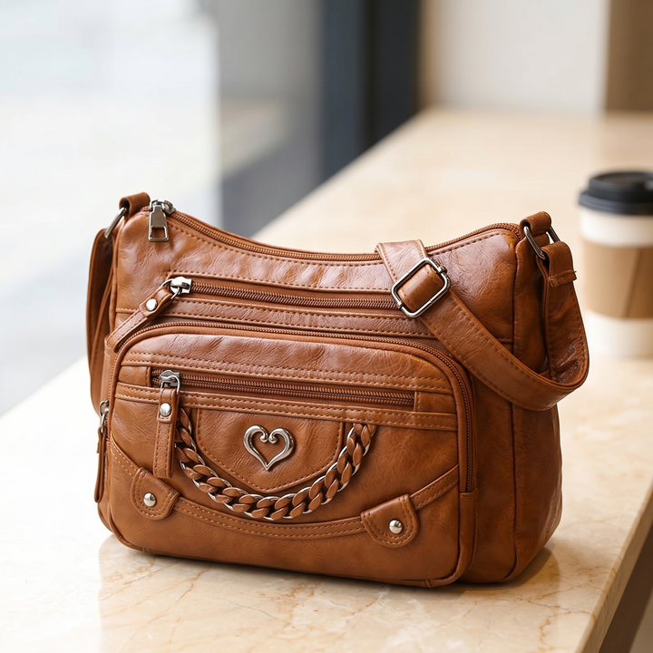 Veluna – Väska crossbody med flera fickor för codziennego użytku
