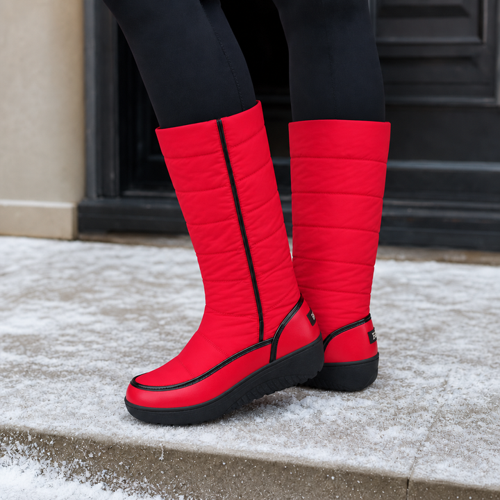 Longara – Wysokie Boots z Pluszowym Finish