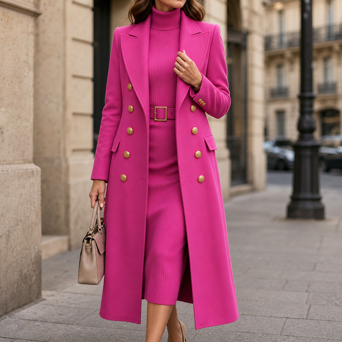 Wearbella – Kappa ull w stilu podwójnego zapięcia