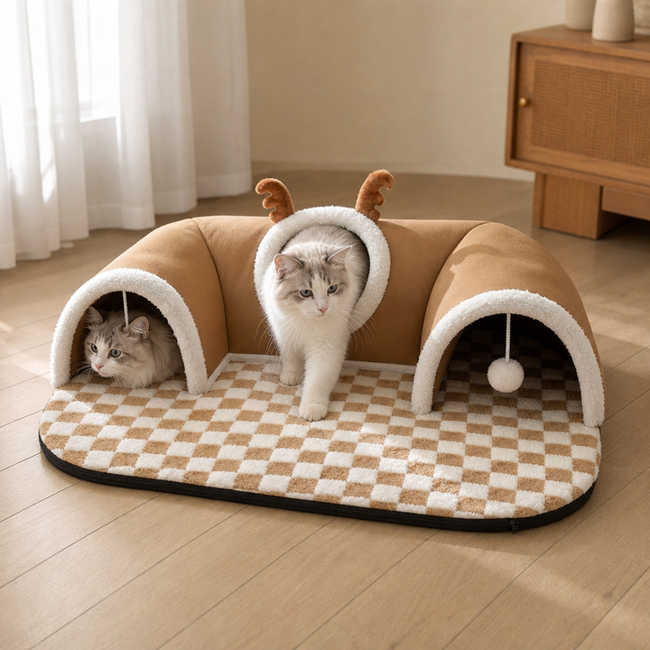 3-w-1 Przytulny Tunel dla Katt