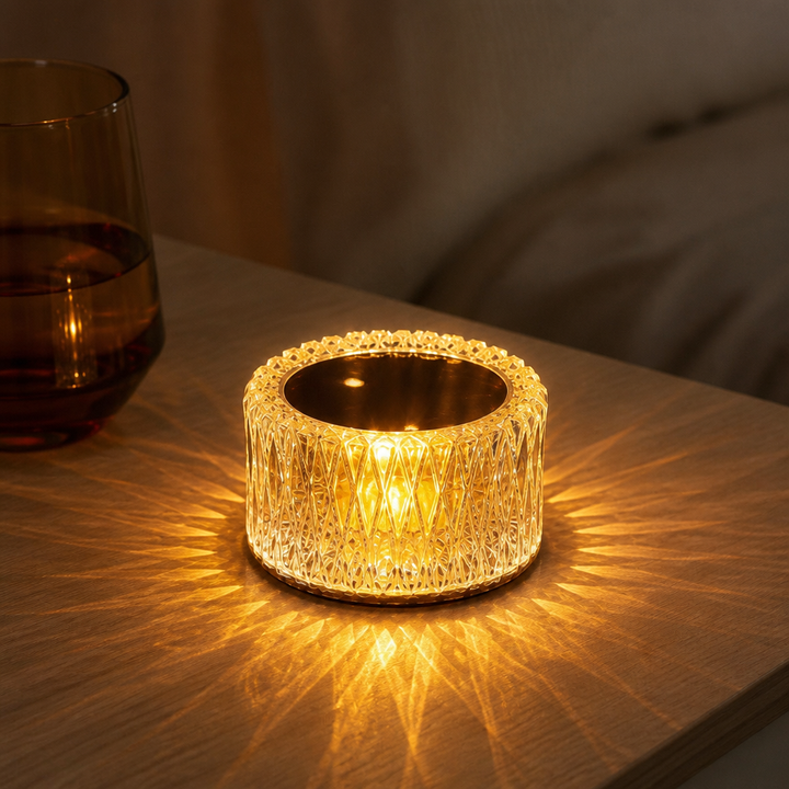 Facetta – Lampa Akcentowa z Kristall Dotykowym Sterowaniem