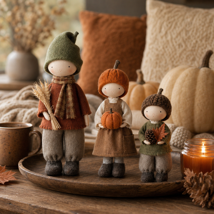 Set Figurki Lalki Żniwnej – Trzyczęściowy Set
