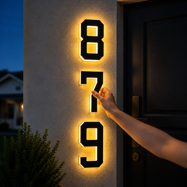 Numera – Solarne Oświetlenie Numeru Hemmet