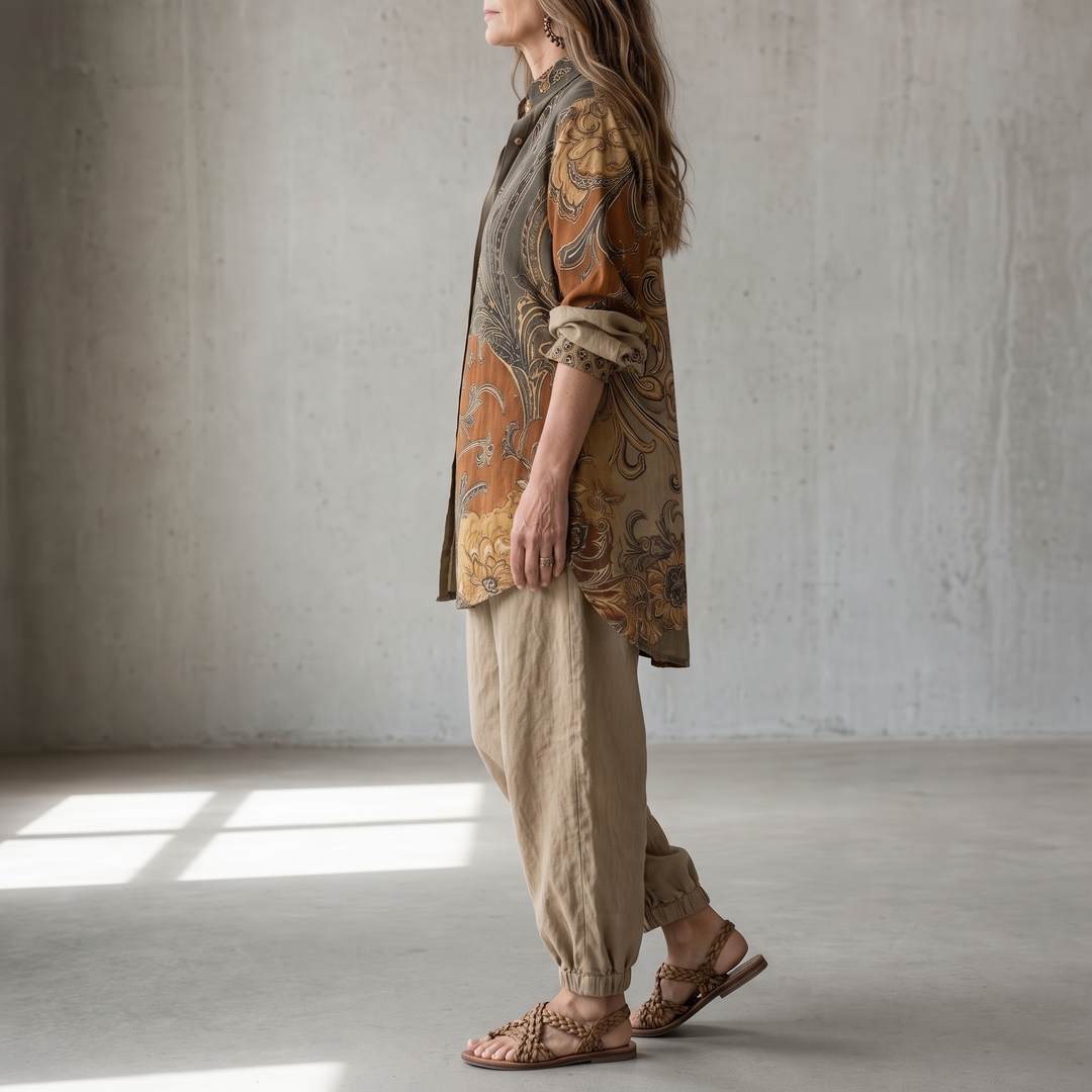 Wovana Set – Set Tuniki i Byxor w Stilu Boho
