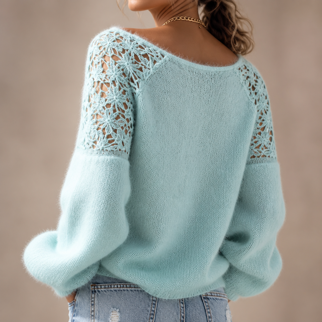Wearbella – Tröja w koronkowym stilu, som ser ut elegant, a inte zwyczajnie