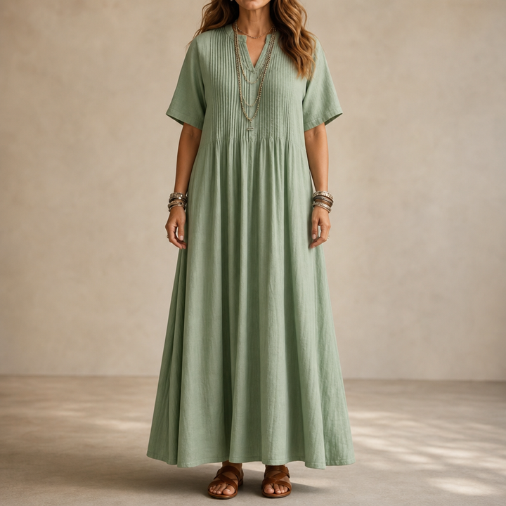 Linaline – Klänning Maxi z Zaszyciami