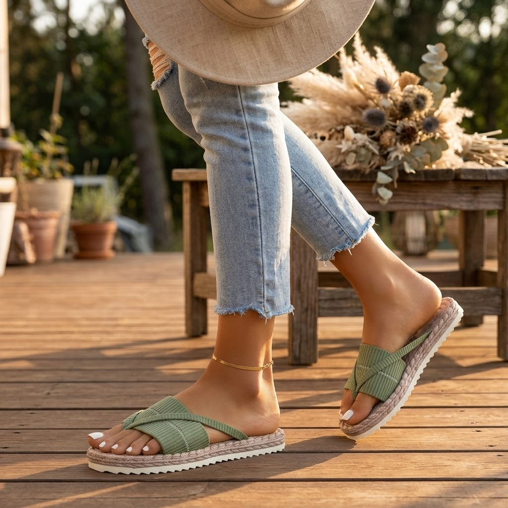 Lunara – Mjuka sandaler w stilu espadryli
