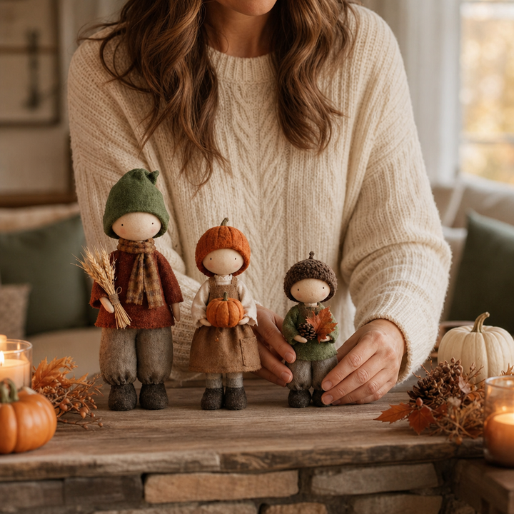 Set Figurki Lalki Żniwnej – Trzyczęściowy Set