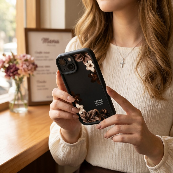 Verelle – Blommig Etui på Telefon