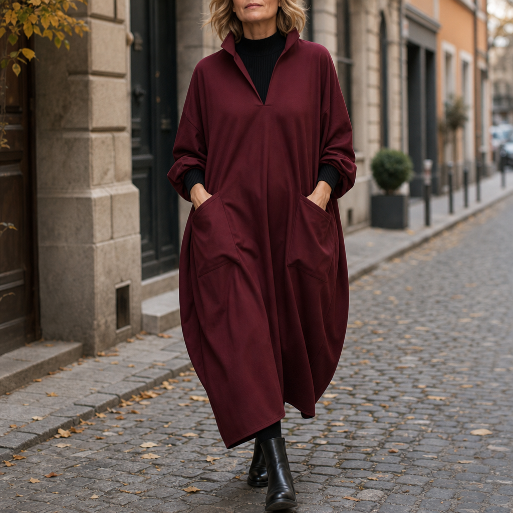 Wearbella – Klänning Cocoon Taper z Mock Neck