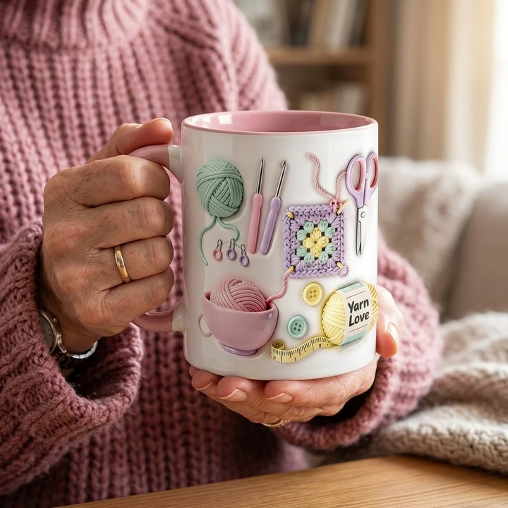 Yarnlove – mugg för rękodzieła 3D dla dziewiarek i szydełkujących
