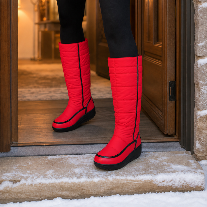 Longara – Wysokie Boots z Pluszowym Finish